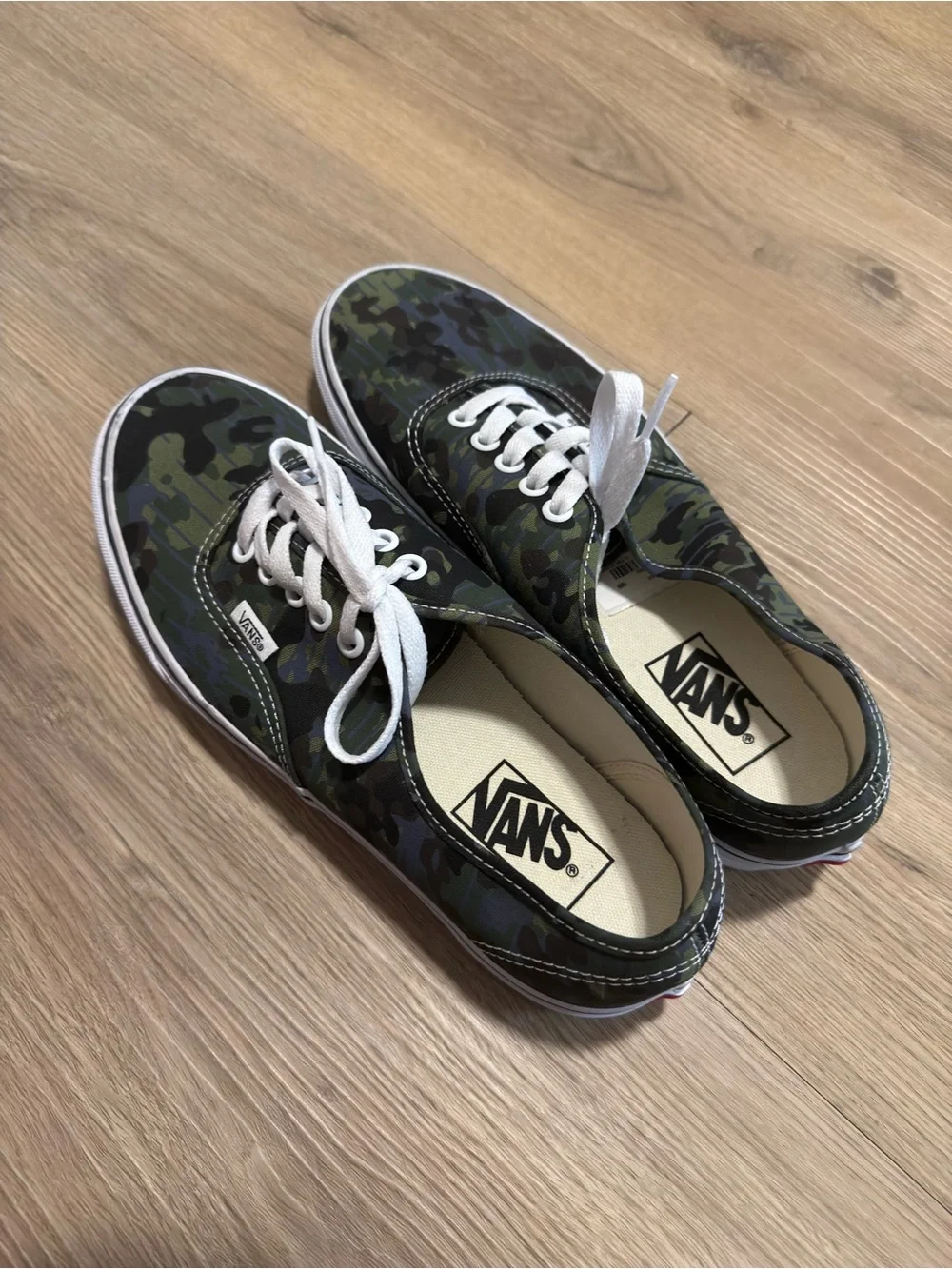 Vans Authentic Camo Canvas Sneakers